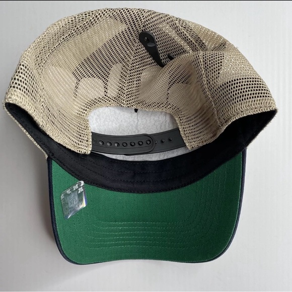 '47 Brand Clean Up Los Angeles Chargers Trucker Black SnapBack Hat Adjustable - Picture 3 of 6